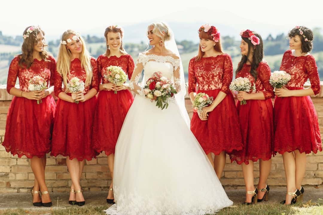 Mix & Match Red Dress Accessories for Your Wedding Dress 118