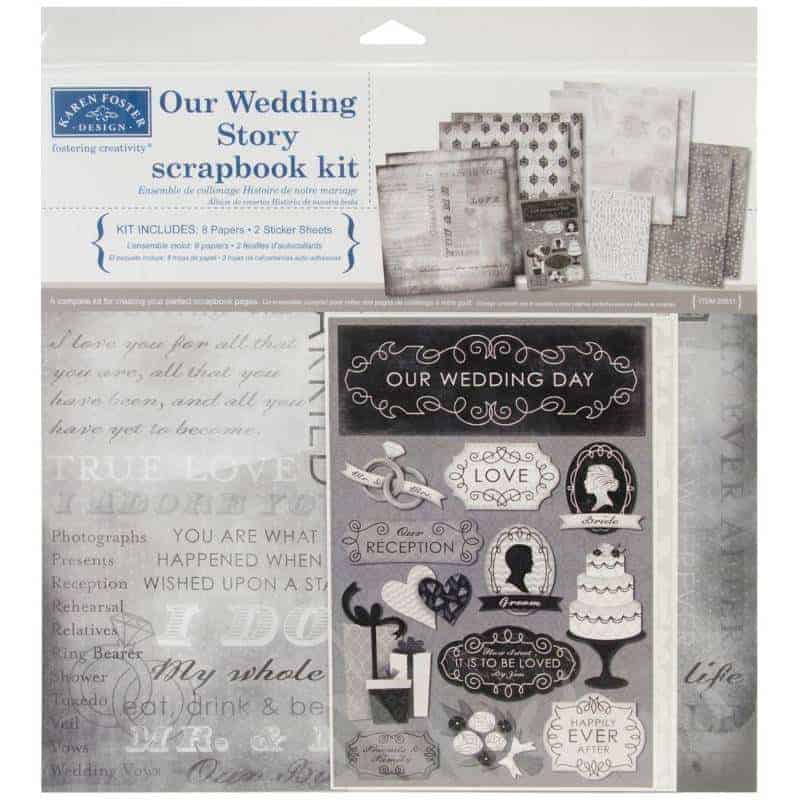 Beautiful Wedding Scrapbook Collections for the Soon to be Bride