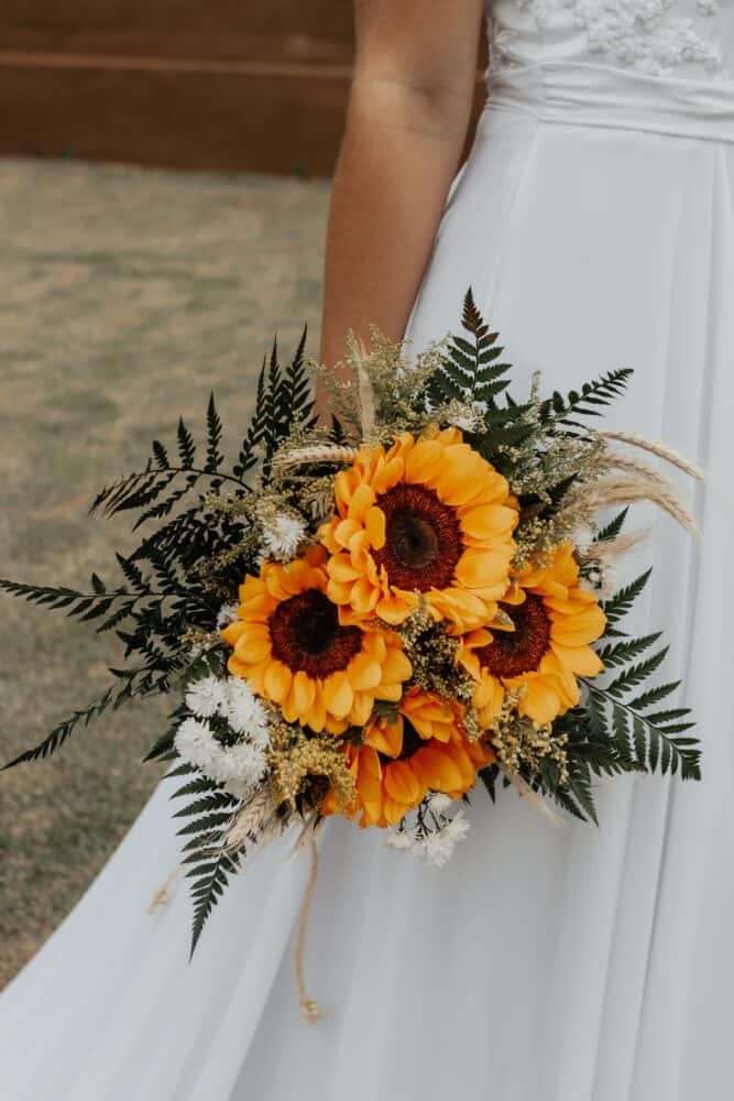 Free A Bride Holding a Bouquet Stock Photo