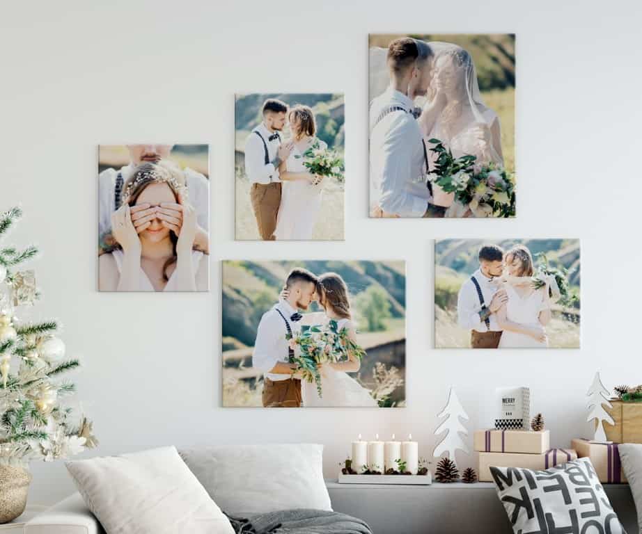 Transforming Candid Moments From Wedding Day into Stunning Photo Canvases in Your New Home 129