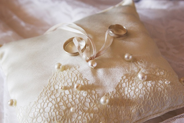 ring, ring pillow, wedding