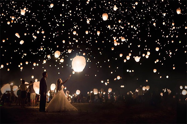 lanterns in a wedding