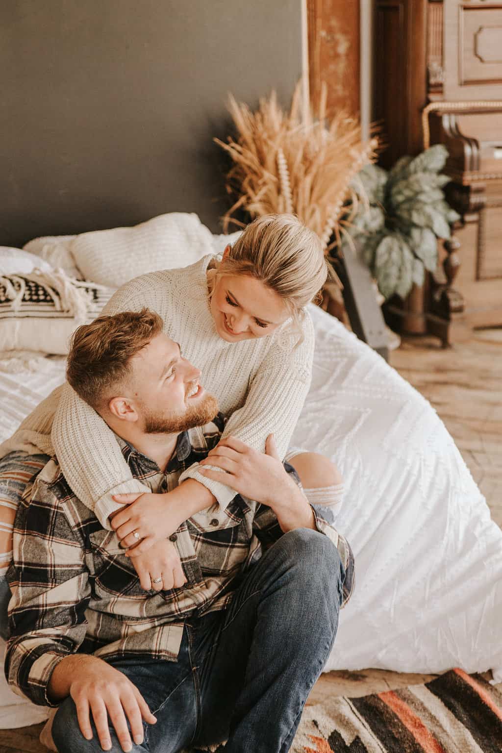 Cozy Boho Engagement Session 23