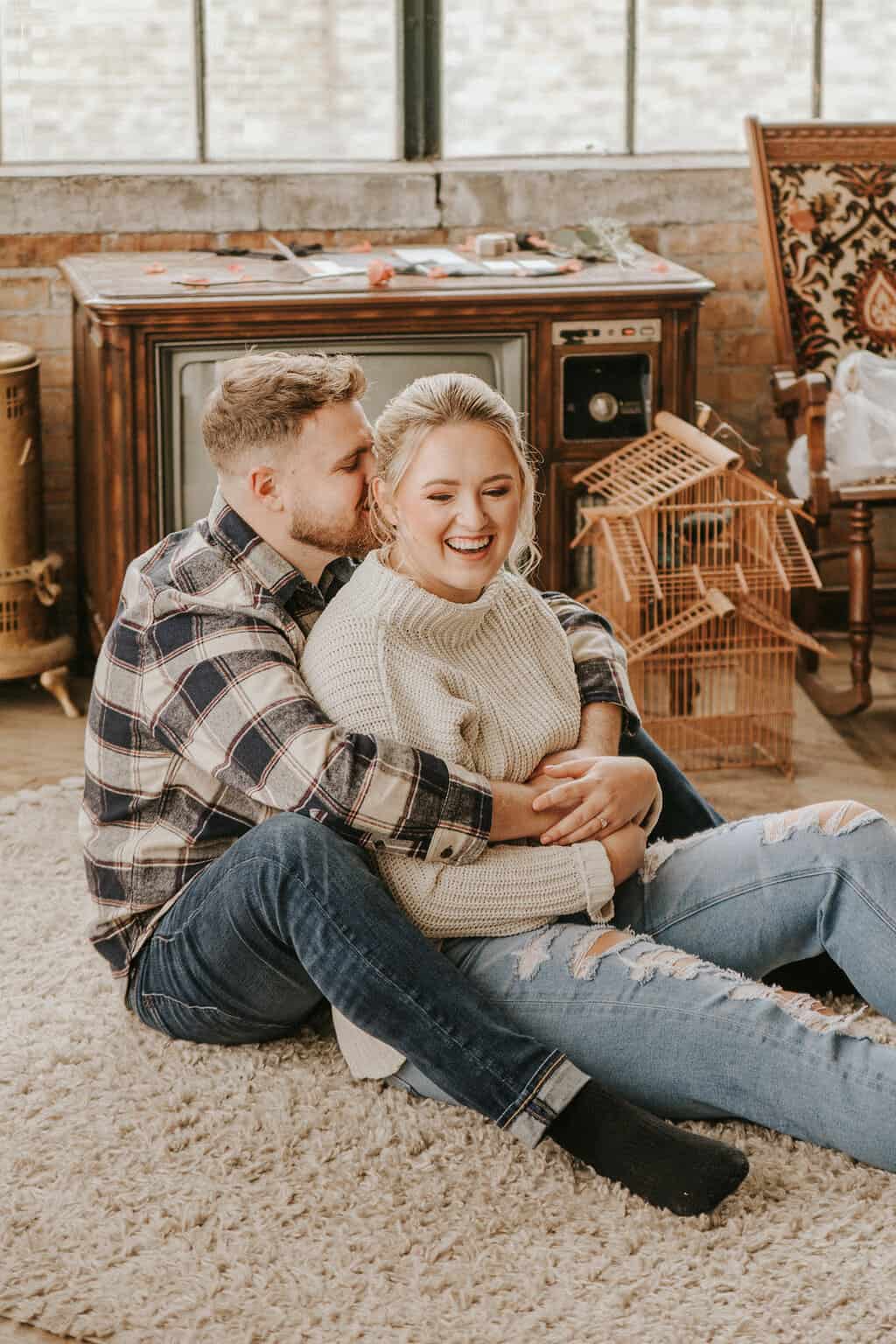 Cozy Boho Engagement Session 41