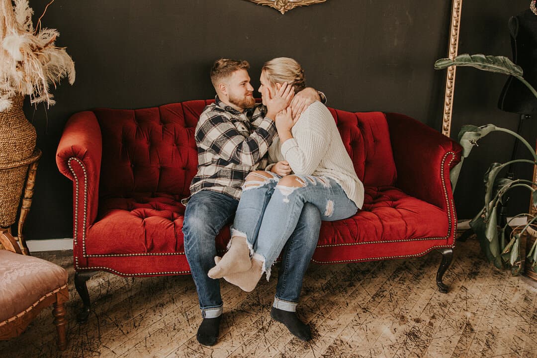 Cozy Boho Engagement Session 43