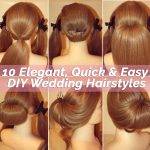 10 Elegant DIY Wedding Hairstyles