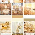 So you love the color gold and you know this will be one of your wedding colors but you’re not sure about the others. We want to share some gold color pallets along with some tips on your wedding color palette especially for choosing a great companion color for gold.