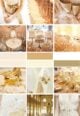 So you love the color gold and you know this will be one of your wedding colors but you’re not sure about the others. We want to share some gold color pallets along with some tips on your wedding color palette especially for choosing a great companion color for gold.