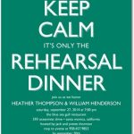 Wedding Rehearsal Invite