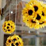 DIY Sunflower Flower Balls